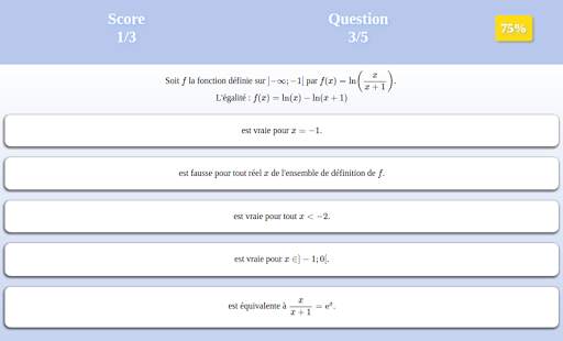 Maths TS : LN screenshot 9