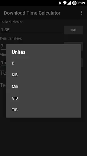 Download Time Calculator screenshot 3