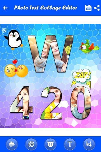 Photo Text Collage Editor screenshot 2