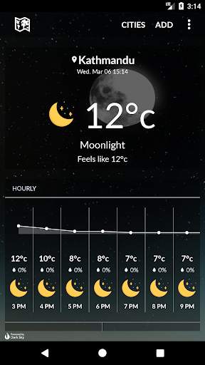 Nepal weather screenshot 1