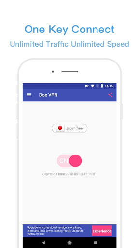 Doe VPN - Unlimited Free VPN Proxy Security Wifi screenshot 1