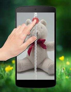 Teddy Bear Zipper Lock screenshot 2