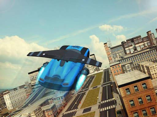 Free Flying Racing Car Driving screenshot 10