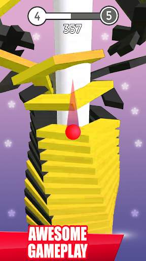 Bump Ball Stack 3d Ball : Twist Stack Smash 4 تصوير الشاشة