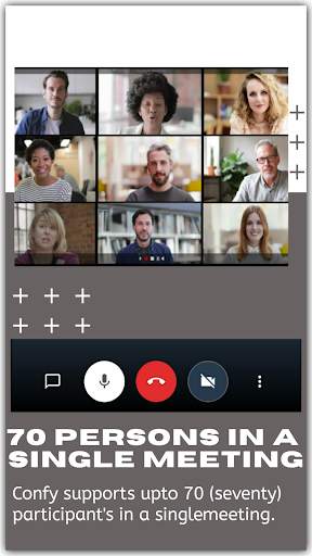 Confy - Free Video Meeting & Conferencing screenshot 3