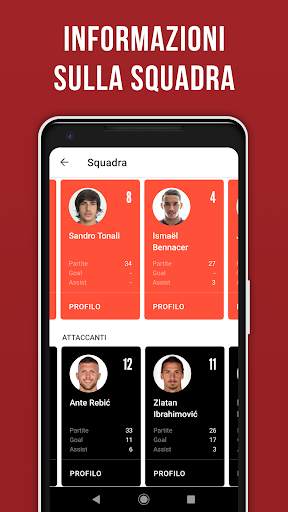 Rossoneri Live — App del Milan screenshot 5