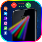 Color Caller Screen -Color Flash Alert On SMS&amp;Call icon