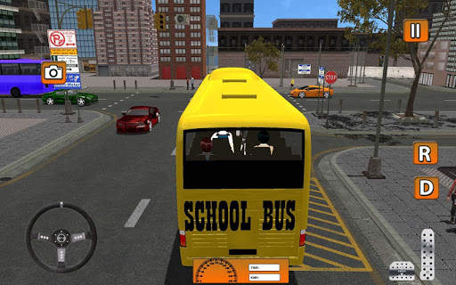schoolbus simulator mengemudi screenshot 1