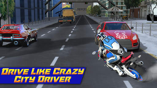 Real City Driving Moto Simulator screenshot 2