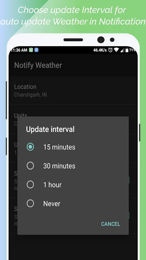 Notify Weather (Check Weather in Notification) screenshot 5