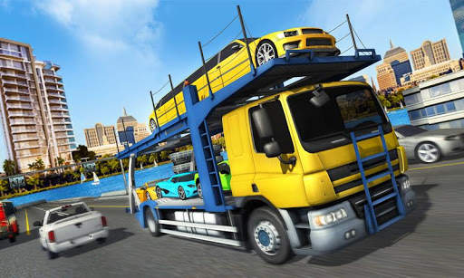 Car Transporter Cargo Truck Driving Game 2020 screenshot 5