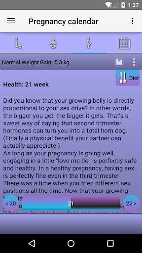Pregnancy Calendar screenshot 3