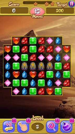 Diamond Crush Jewels - Egypt Secret Adventure screenshot 4