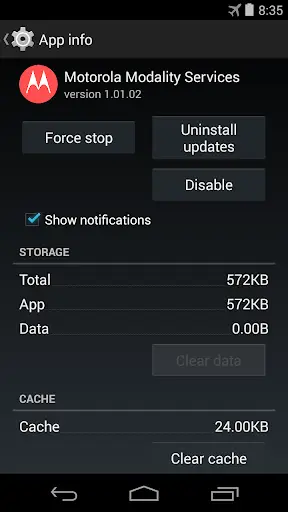 Motorola Modality Services screenshot 1