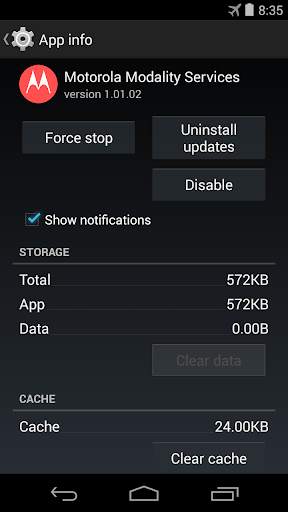 Motorola Modality Services screenshot 1