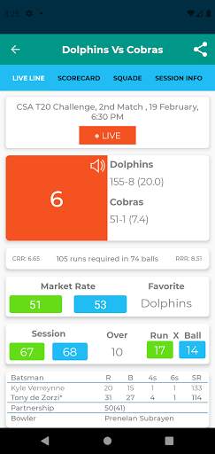 Cricket Fan Live Line screenshot 5