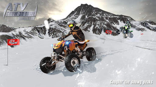 ATV Snow 3D Drive Simulator screenshot 1