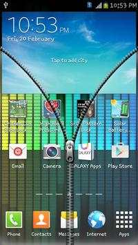Transparent Zipper Screen Lock screenshot 6