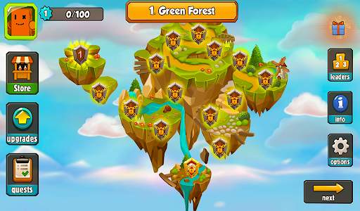 Brick Adventure Arcade Game screenshot 2