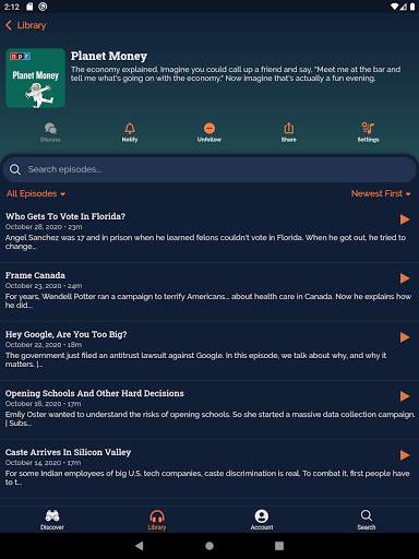 Podalong Podcast Player & Podcast App screenshot 10