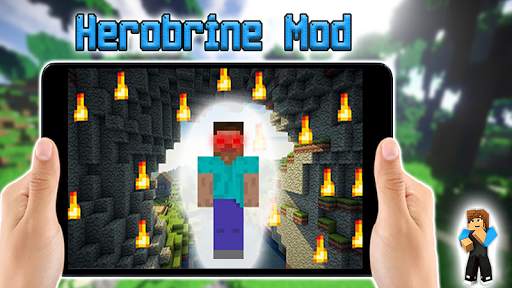 Herobrine Mod for Minecraft Pocket Edition screenshot 3
