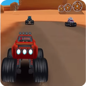 Blaze Racing Monster Game أيقونة