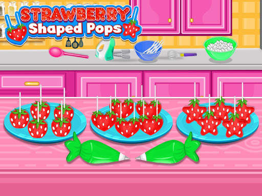 Strawberry Shaped Pops - Cooking Games screenshot 6