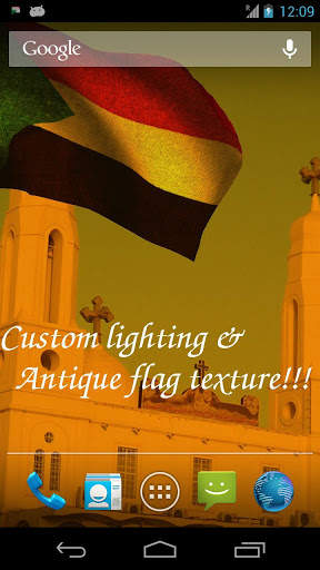 Sudan Flag Live Wallpaper screenshot 4