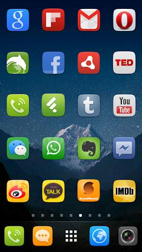 GO Launcher EX UI5.0 theme screenshot 6
