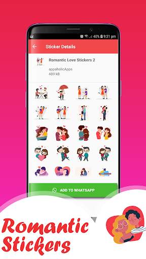 WA Love Stickers for WhatsApp screenshot 3