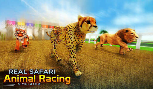 Real Safari Animal Racing Simulator - Wild Race 3D screenshot 5