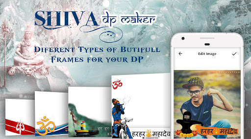 Shiva DP Maker : Mahadev Photo Frame screenshot 2