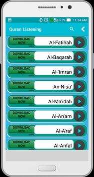 Quran Listening 2 تصوير الشاشة