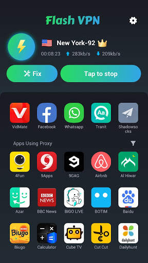 Flash VPN Proxy - Free VPN Master to Unblock Sites screenshot 2