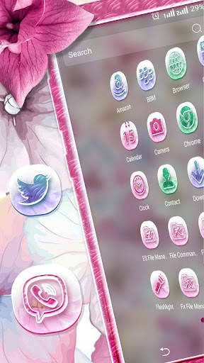 Hydrangea Flower LauncherTheme screenshot 3