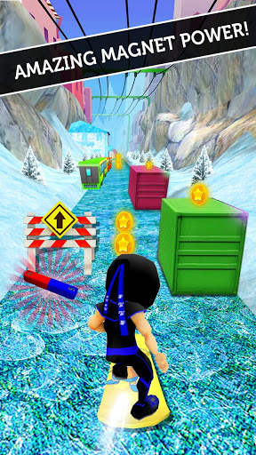 Subway Ninja Endless Run : Surfer in the road screenshot 4