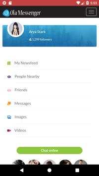 Ola Messenger App screenshot 2
