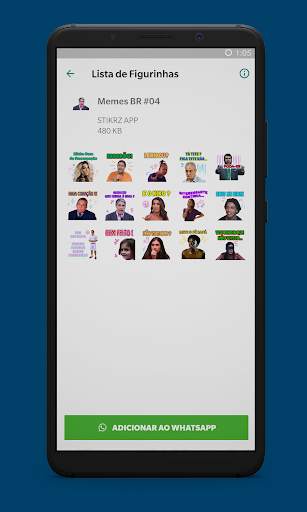 Figurinhas WhatsApp Memes Brasil - WAStickerApps screenshot 7