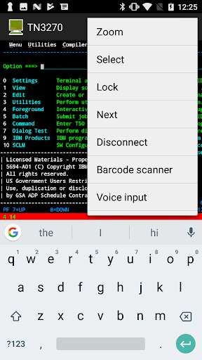 Mocha TN3270 Lite screenshot 3