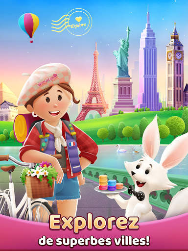 Travel Crush : Nouveau Match 3 jeu et puzzle screenshot 12