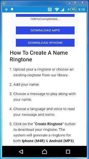 Name Ringtone Maker And Free Ringtones App screenshot 2