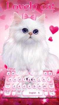 Lovely Cat Keyboard Theme screenshot 2