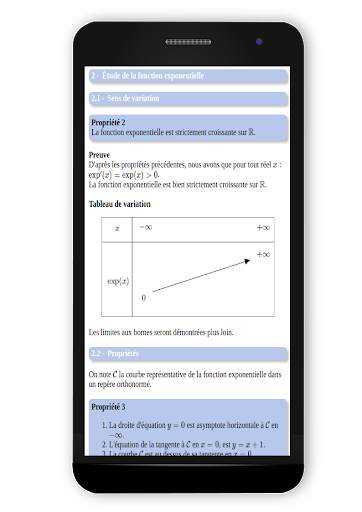 Maths TS : Fonction exponentielle screenshot 2
