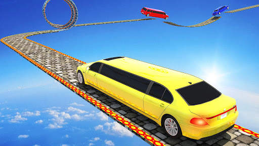 Limousine Racing Stunts Master - Car Racing Games screenshot 2