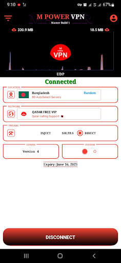 M POWER VPN screenshot 1