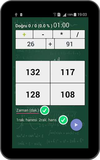 Zihinsel matematik(Aritmetik hesaplama teknikleri) screenshot 10