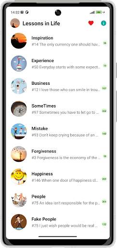 Lessons in Life Quotes screenshot 6