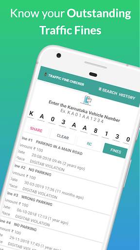 Bangalore Traffic -Check Fines screenshot 2