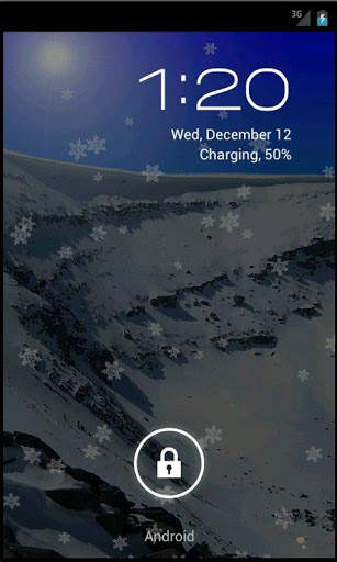 SnowFall HD Live Wallpaper screenshot 1