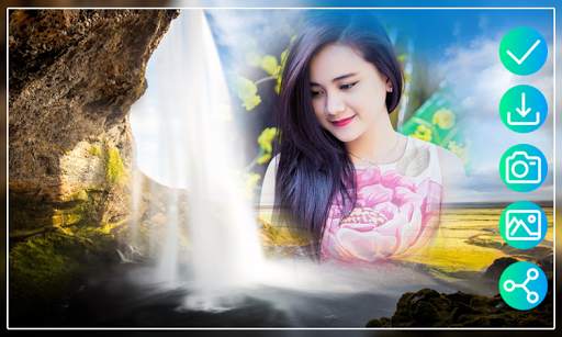 Waterfall Photo Frames Beauty Image Editor screenshot 2